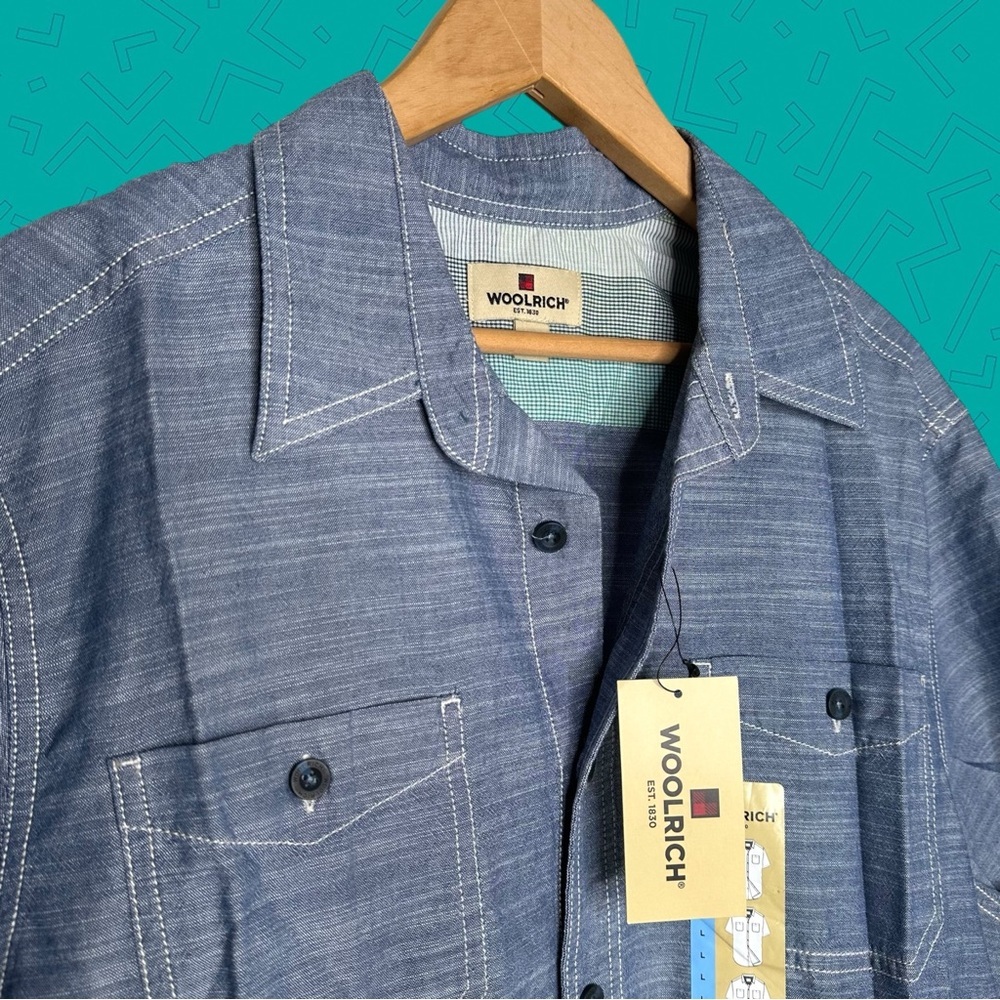 Woolrich Chambray Button Up Shirt